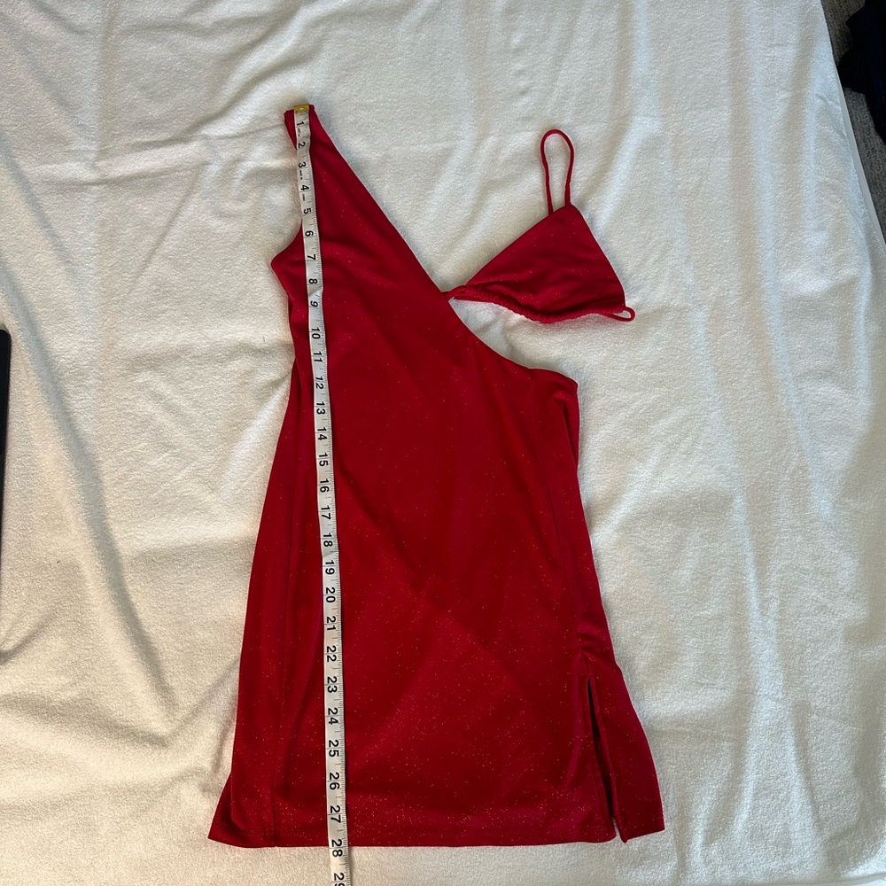 Lucy in the Sky Red Mini Festival Dress - Picture 5 of 12